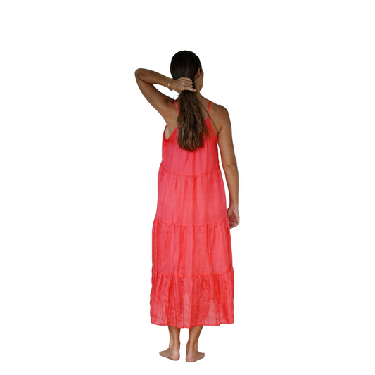 Perle de soie - Corail